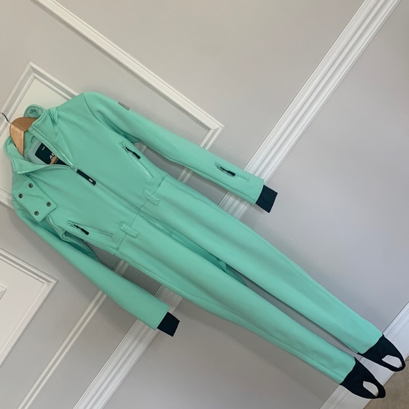 ASOS 4505 Ski Suit Mint Green Snowsuit UK 6 / US 2 - Picture 2 of 7
